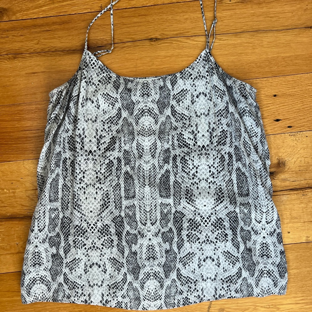 Equipment Layla Python-Printed Silk Camisole Size… - image 3